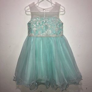 Formal Teal/ Blue Dress